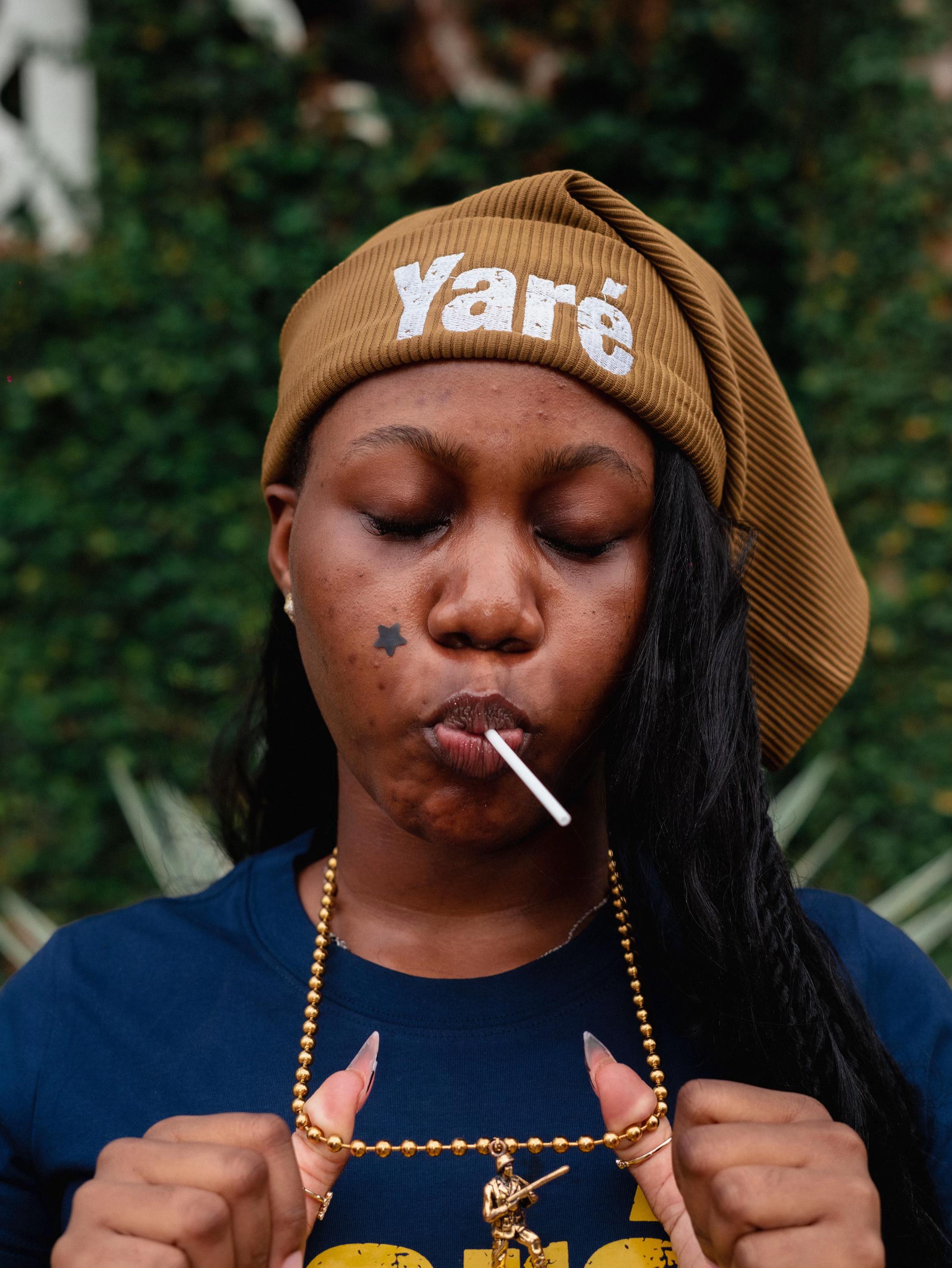 Yaré Makom Ribbed Beanie lifestyle